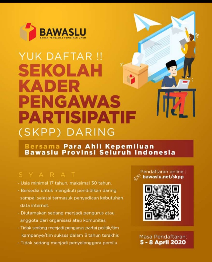 Pendaftaran SKPP Daring 5 - 8 April 2020