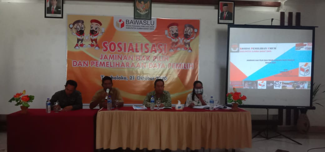 Jamin Hak Pilih, Bawaslu SBD Gelar Sosialisasi