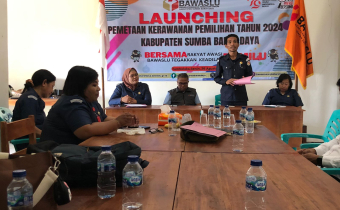 Dok:Foto Launching Kerawanan Pemilihan Umum Tahun 2024 Kabupaten Sumba Barat Daya
