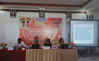 GANDENG KAUM MILENIAL BAWASLU SBD GELAR SOSIALISASI PERAN DAN FUNGSI BAWASLU